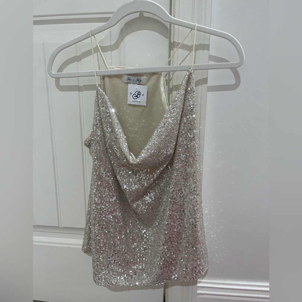 sparkle tank top